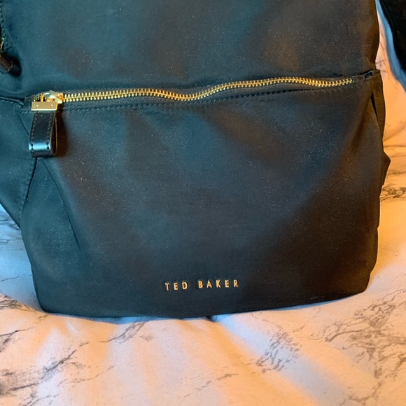 Ted Baker Black Nylon Backpack - Picture 2 of 6